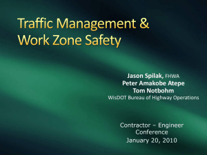 Traffic Control During Short Duration Work Activities
