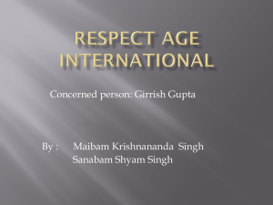 RESPECT AGE INTERNATIONAL