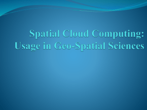 Spatial Cloud Computing
