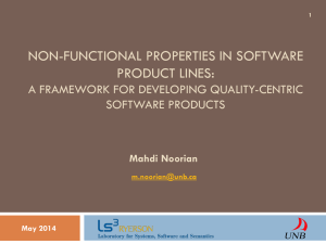 Non-functional Properties in Software Product Lines: A Framework