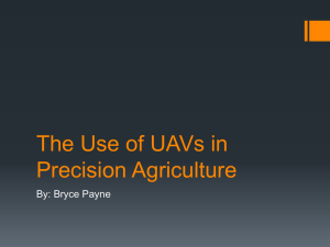 The Use of UAVs in Precision Agriculture