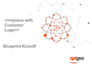 Blueprint Kickoff - Apigee Community