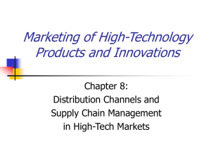 Topical Agenda for Ch. 8