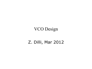 VCO Design