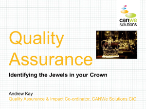 Quality Assurance