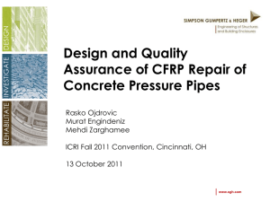 PCCP CFRP Liners - International Concrete Repair Institute