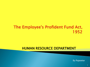 To Provident Fund PPT