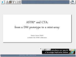ASTRI SST-2M Prototype - FIT Fondazione Internazionale Trieste