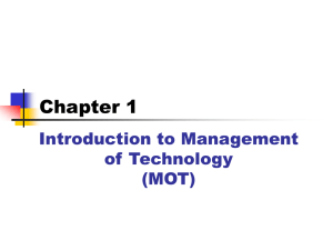 Management of Technology