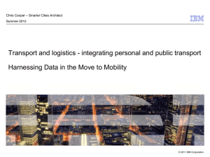 IBM Presentations: Smart Planet Template