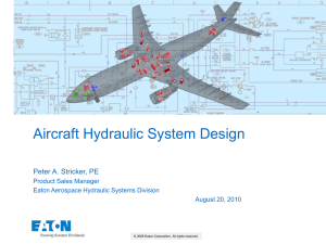 Aircraft Hydraulic System Design Presentation