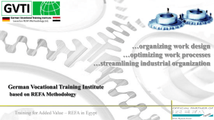 What is the REFA Methodology?