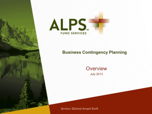 Business Continuity Plan