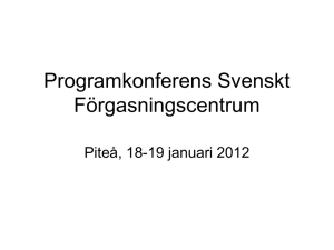 Thermal conversion of biomass (exempel på överrubrik)