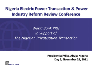 The World Bank Project Finance & Guarantees