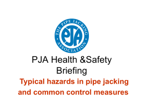 Pipe Jacking Hazards & Safety Control Measures | PJA Briefing