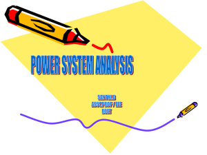 Power System Analysis Course Syllabus