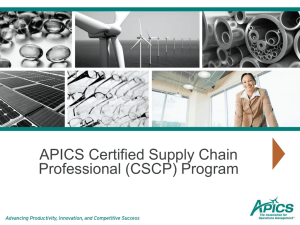apics cscp ecm