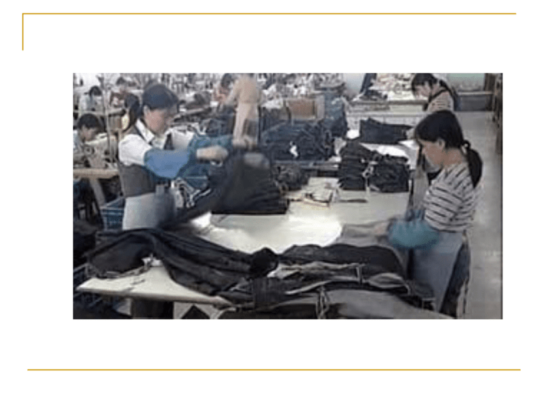 Apparel Industry China