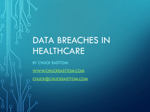 Healthcare - Chuck Easttom