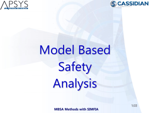 MBSA with SIMFIA: Model Based Safety Analysis Methods