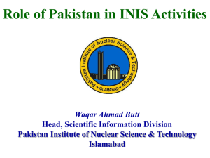 Pakistan - International Atomic Energy Agency