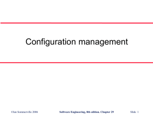 Configuration management