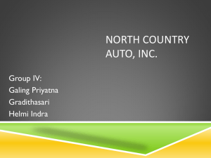 North Country Auto, Inc (compilation)