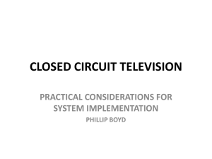 Introduction to cctv