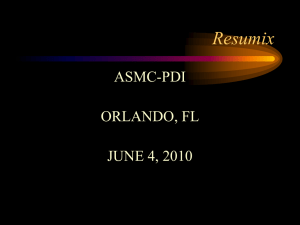 Resume Writing
