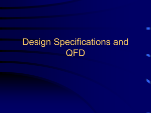 Quality Function Deployment