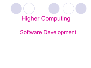 Higher Computing