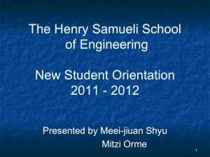 PowerPoint Presentation - The Henry Samueli School of