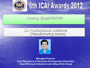 Business Achiever - Corporate - The Institute of Chartered