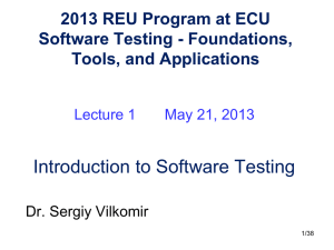 CSCI 4200 Software Engineering