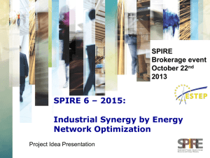 ArcellorMittal - Industrial Synergy by Energy Network