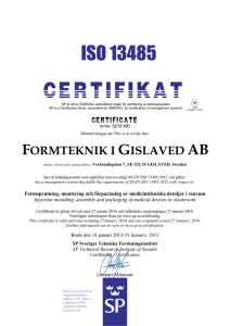 Certifikat - fteknik.se