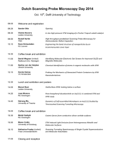 Dutch Scanning Probe Microscopy Day 2014