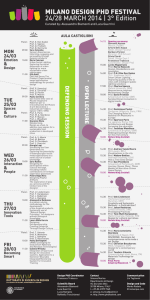 MILANO DESIGN PHD FESTIVAL 24/28 MARCH