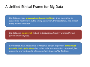Big Data - International Conference Of Data Protection and Privacy