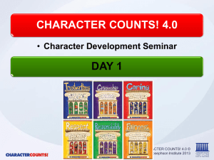 Game of Hope - Character Counts