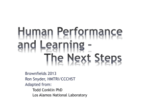 04 Human Performance And Learning