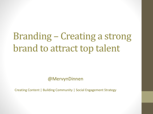 conceptualizing and researching employer branding