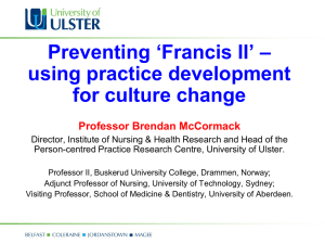 Power Point Presentation - Health Service Executive