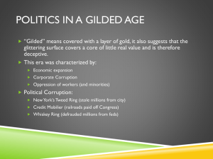 Politics in a Gilded Age