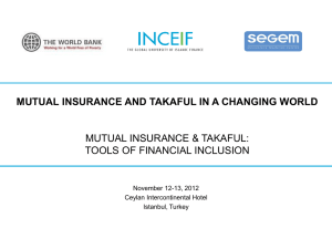 Mutual Insurance and Takaful in a Changing World
