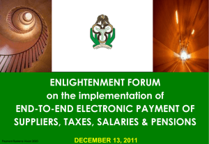 Supplier, Taxes, Salaries & Pensions