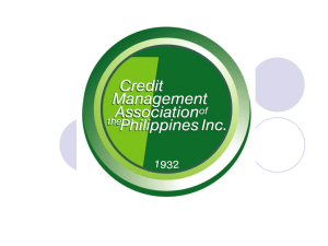 CMAP: Credit Management Association of the Philippines Overview