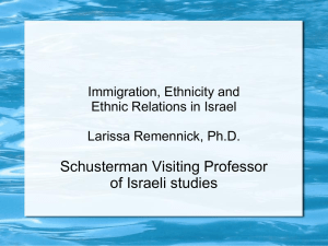 Immigration, Ethnicity and Ethnic Relations