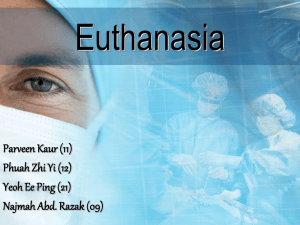 Euthanasia